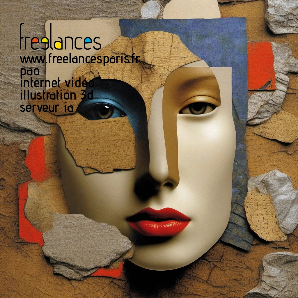 Pao mise en page internet vidéo illustration 3d serveur IA générative AI freelance paris studio de création magazines 49u9b8s0